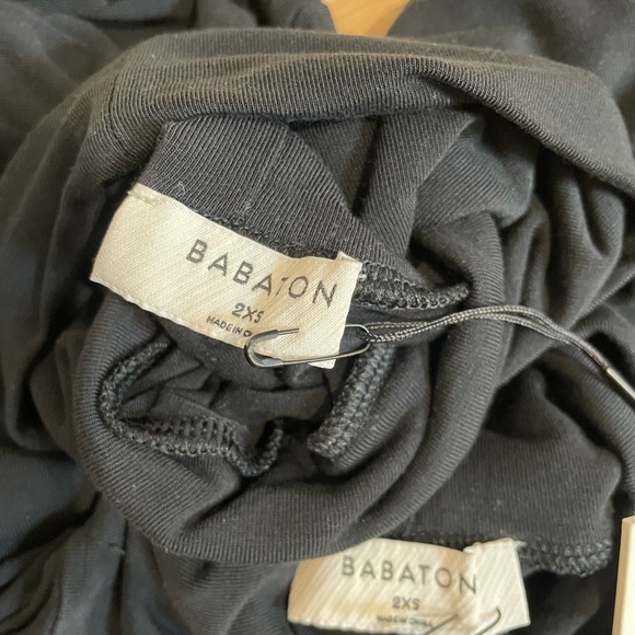 NWT Aritzia Babaton Everyday Turtleneck Hip Longsleeve in Black Size 2XS - Picture 7 of 9